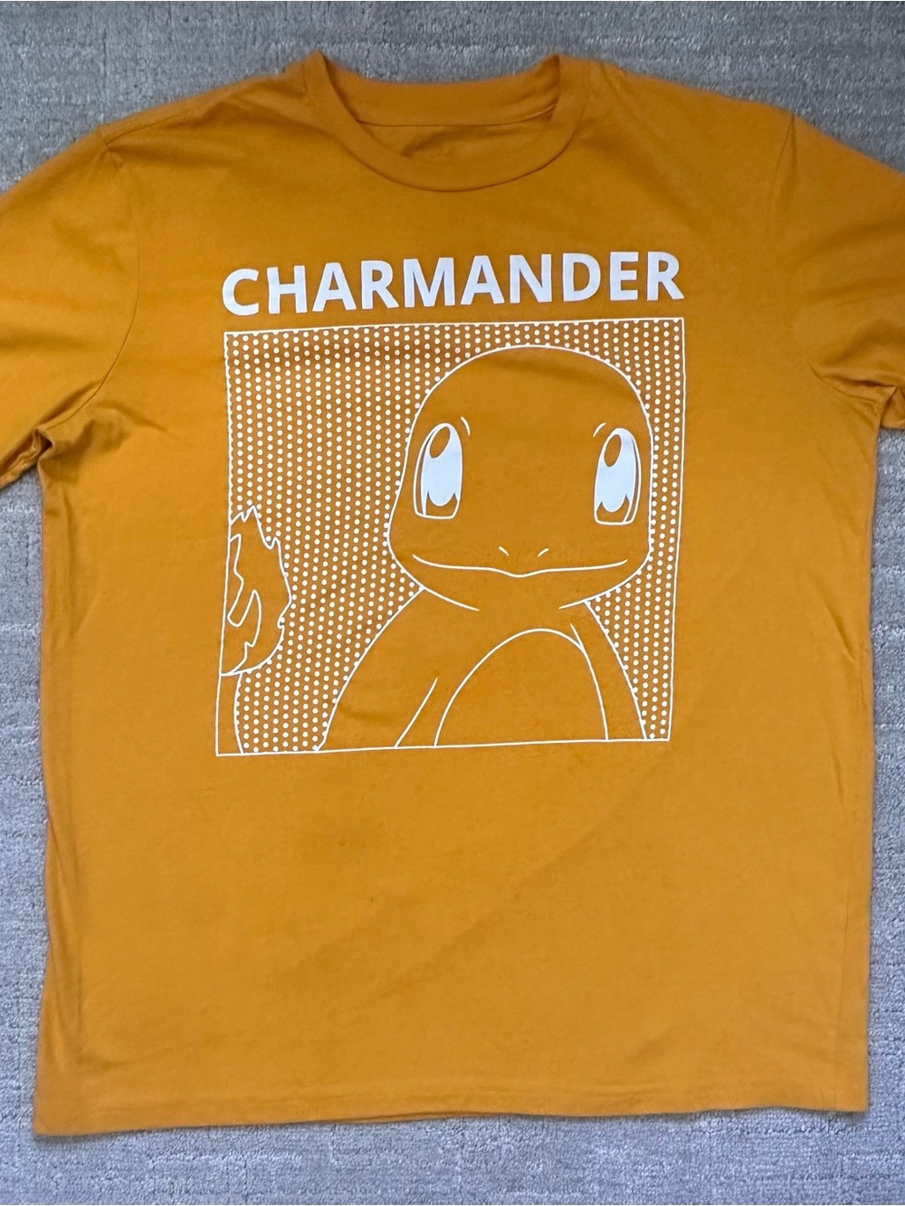 Charmander Graphic Tee in orange / Yellow